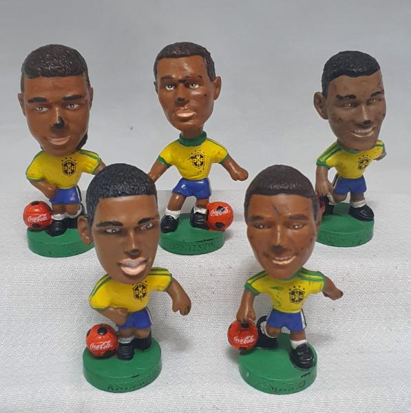 Antiga coleção, `Mini Craques - Coca Cola`, jogadores d