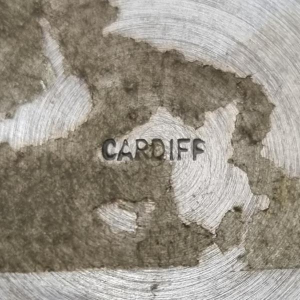 CARDIFF - açucareiro inglês espessurado a prata com cab