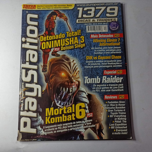 Revista Playstation Nº 67 Detonado Silent Hill 4