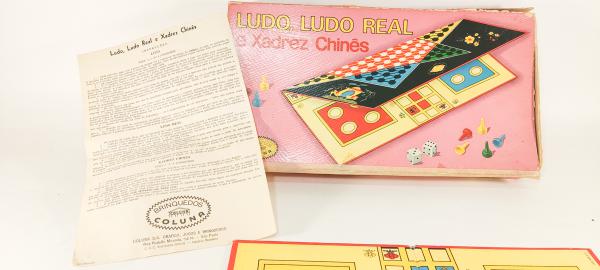 Antigo jogo de Ludo, Ludo Real e Xadrez Chinês, marca E