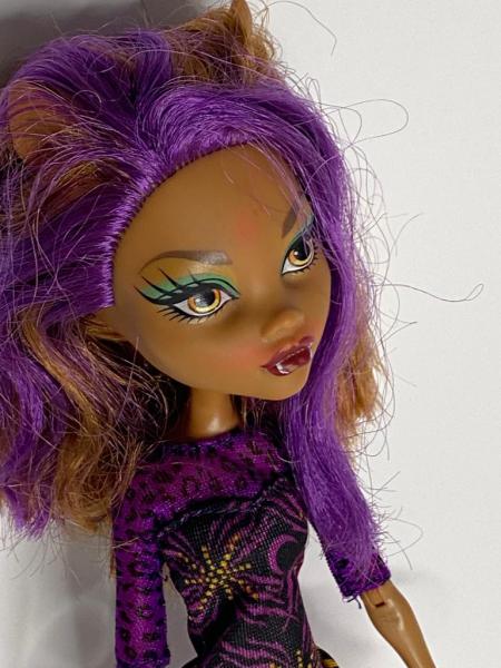 Boneca Antiga Monster High Clawdeen Wolf Roupa Original Mattel