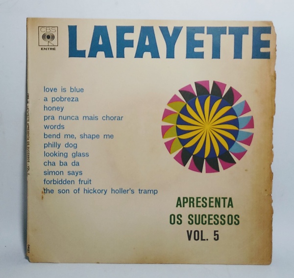 Antigo e Original Disco de Vinil - LP - LAFAYETTE Apresenta Os