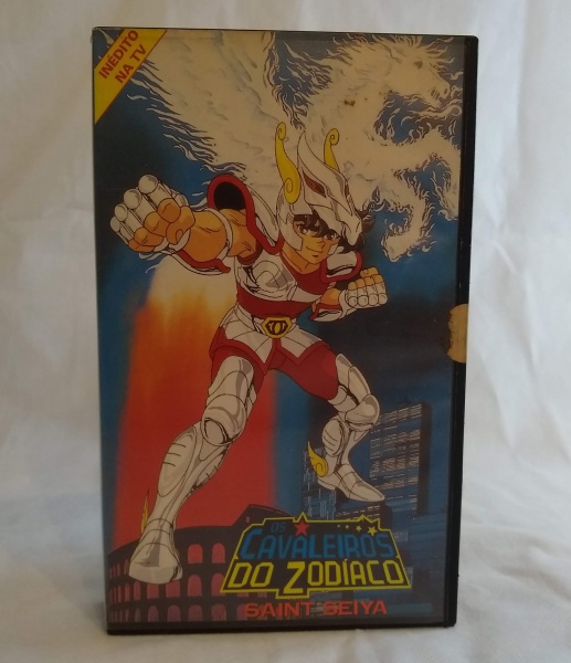 Fita Vhs Os Cavaleiros do Zodiaco Saint Seya