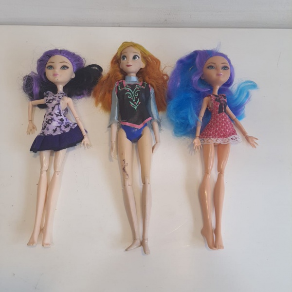 lote bonecas monster high ever after high e novi star