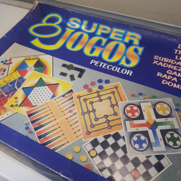 Antiga Maleta De Jogos Classicos Estrela Ludo Xadrez Anos 80