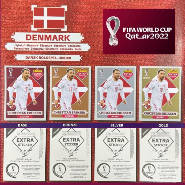 Panini FIFA WC QATAR 2022 Extra stickers Legend NEYMAR JR., BRONZE - MINT