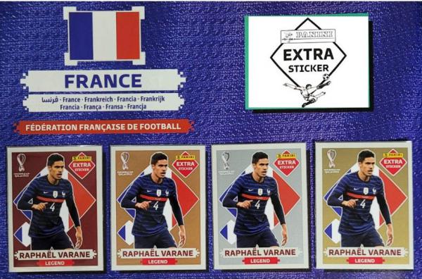 EXTRA STICKER BORDO ( RAPHAEL VARANE )