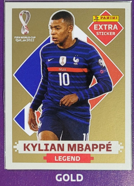 Panini FIFA WC QATAR 2022 Extra stickers Legend NEYMAR JR., BRONZE - MINT