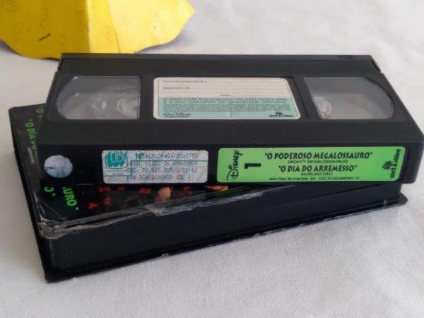 Vhs Desenho Dinossauro Disney Dublado Original