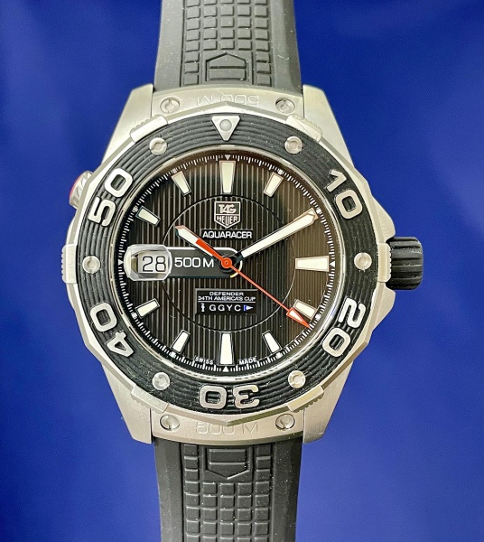 Rel gio original TAG Heuer Aquaracer 500M 43mm autom t