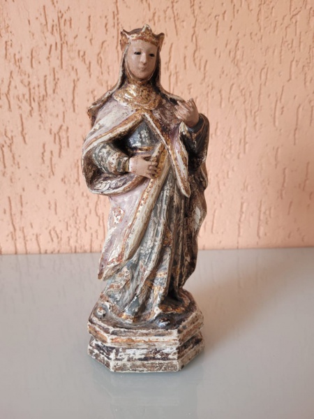 Imagem de Santa Barbara Barroca de Portugal 39 cm - TerraCotta