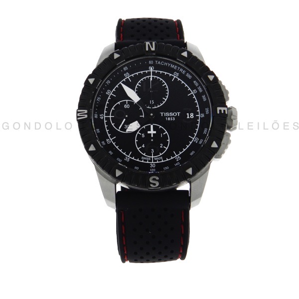 Rel gio Tissot T Navigator Chronograph Caixa em A o