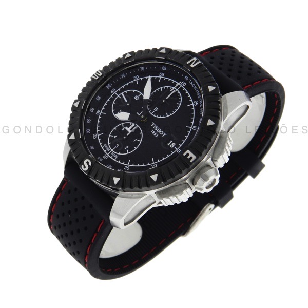 Rel gio Tissot T Navigator Chronograph Caixa em A o