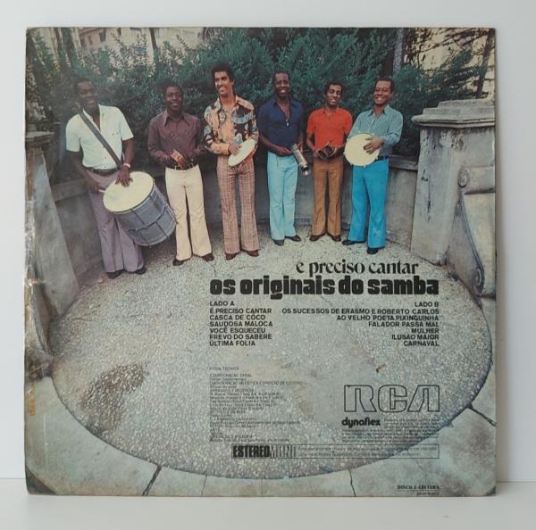 Os Originais Do Samba ‎– O Samba É A Corda Os Originais A