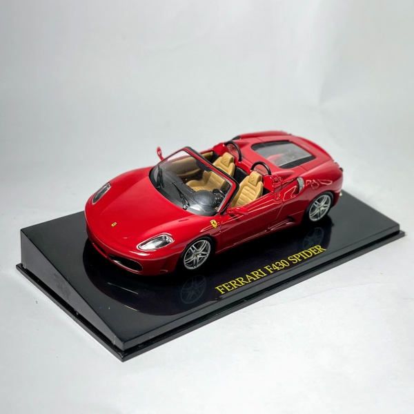 F430 Spider 2005 ミニカー F430 Spider 2005 ミニカー Ferrari F430 Spider 1:10 Deagostini * No