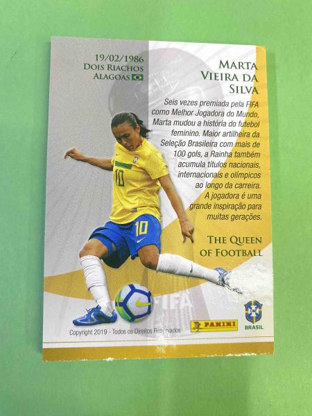 Cards Special Panini Pelé and Marta - The King and The Queen of Football