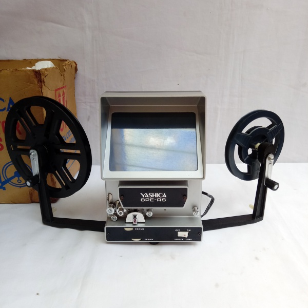 Antigo Editor Filmes 8mm YASHICA, Modelo 8PE-RS, Made in Japan, D