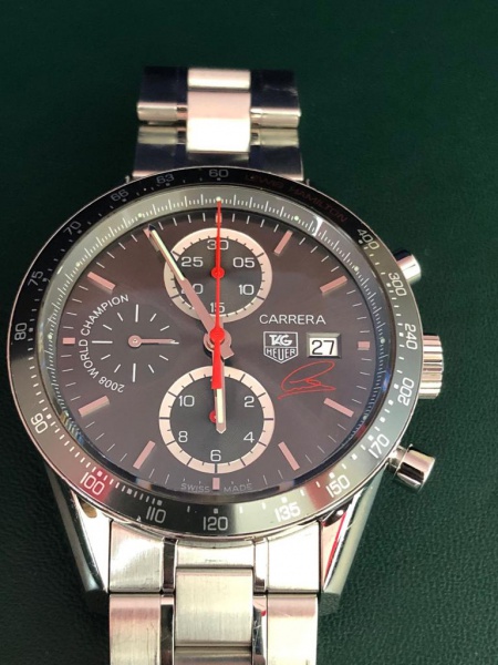 REL GIO TAG HEUER CALIBRE 16 LEWIS HAMILTON caixa de a o 41 mm