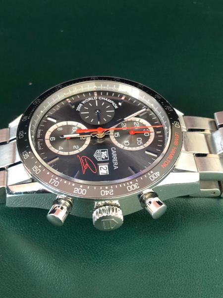 REL GIO TAG HEUER CALIBRE 16 LEWIS HAMILTON caixa de a o 41 mm