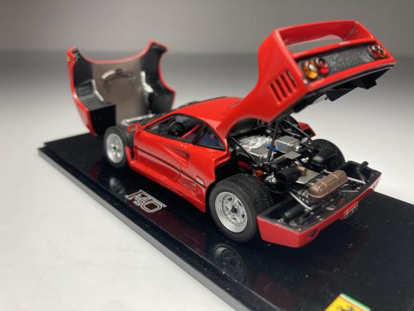 Ferrari F40 Vermelha Kyosho Escala 1/43 miniatura em me