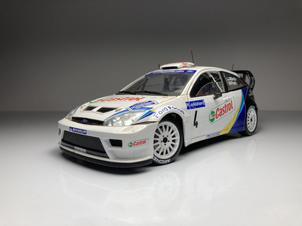 Peugeot 307 WRC Vermelho Maisto Escala 1/18 miniatura e