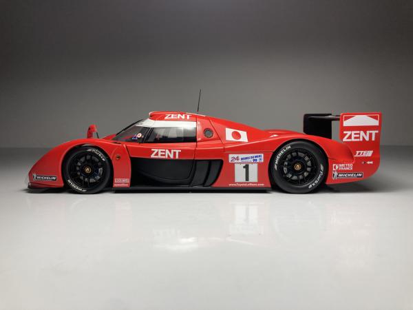 Toyota GT One #1 Vermelho AutoArt Escala 1/18 miniatura