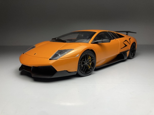 Lamborghini Murcielago SV Laranja AutoArt Escala 1/18 m