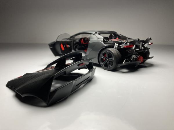 Lamborghini Sesto Elemento Cinza AutoArt Escala 1/18 mi