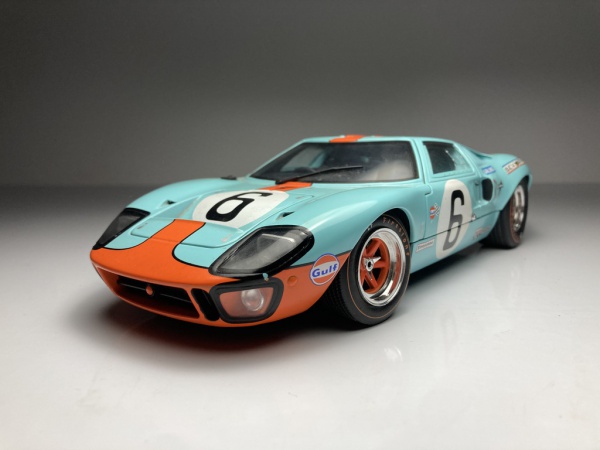 1966 Ford GT MKII Ken Miles Azul Shelby Collectibles E