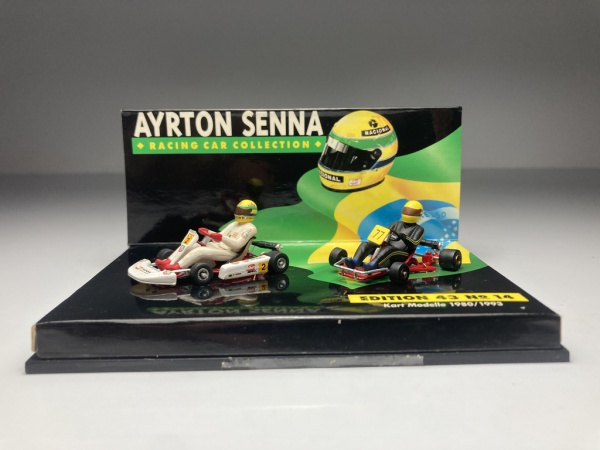 自動車 AYRTON SENNA RACING CAR COLLECTION Kart Modelle 1980/1993 Ayrton Senna Racing Car Collecti