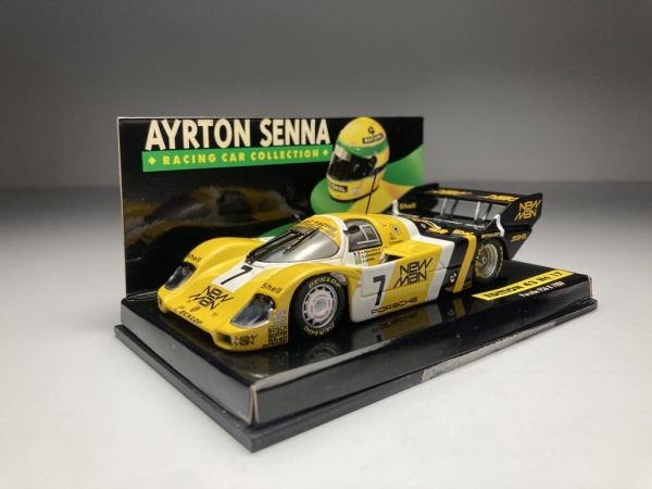 【MINICHAMPS】1/18 Porsche 956 K1984 SENNA Cars: MINICHAMPS 1/18 AYRTON SENNA MODEL CAR PORSCHE 956 K