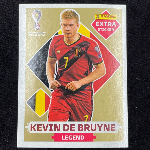 KEVIN DE BRUYNE OURO (Gold) - EXTRA LEGEND (Bélgica) - Figurinha