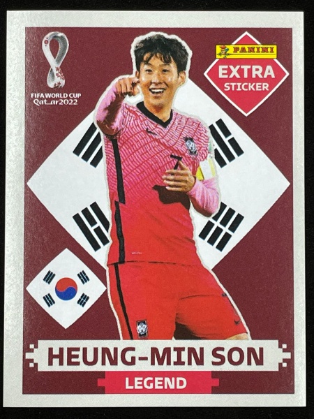 HEUNG-MIN SON PRATA - EXTRA LEGEND (Coréia do Sul) - Figurinha