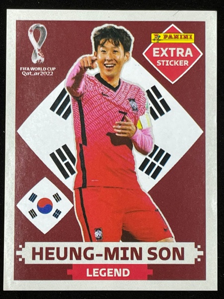 HEUNG-MIN SON PRATA - EXTRA LEGEND (Coréia do Sul) - Figurinha