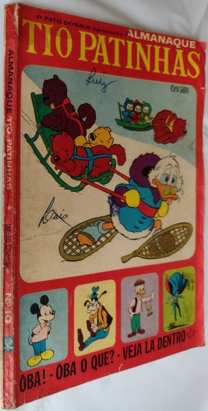 antigo livro capa dura manual do peninha Disney editora