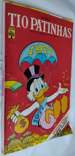 antigo livro capa dura manual do peninha Disney editora