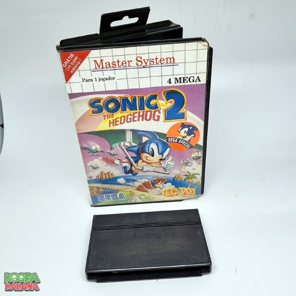 Cartucho Master System Sonic Chaos - Tec Toy + Capa Original + Estojo  Paralelo