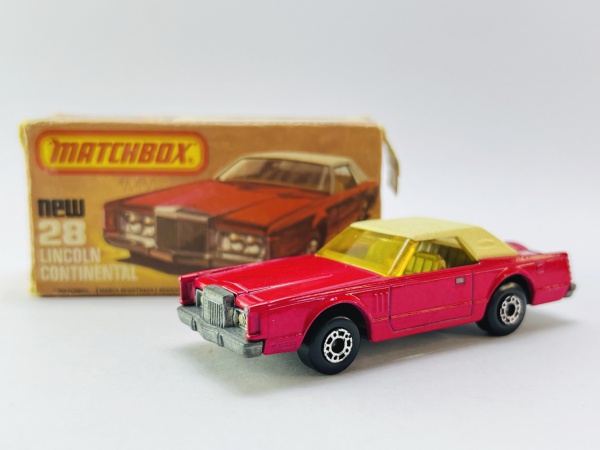 MATCHBOX 70 スパーファースト LINCOLN CONTINENTAL MATCHBOX - SUPERFAST -LINCOLN CONTINENTAL - 1979 - Lesney