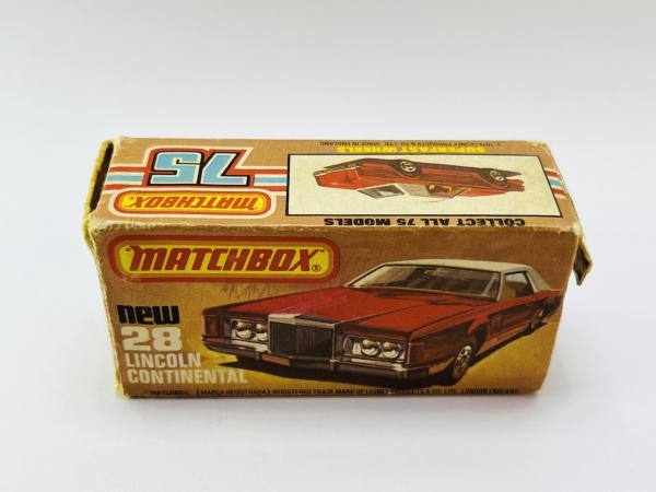 MATCHBOX - SUPERFAST -LINCOLN CONTINENTAL - 1979 - Lesney