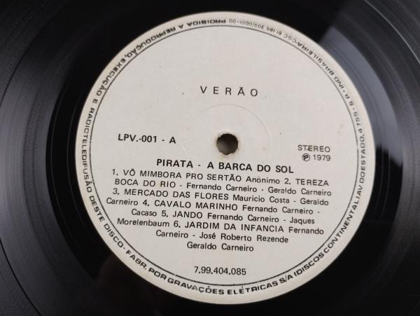 DISCO DE VINIL - A BARCA DO SOL - PIRATA, 1979 - DISCO