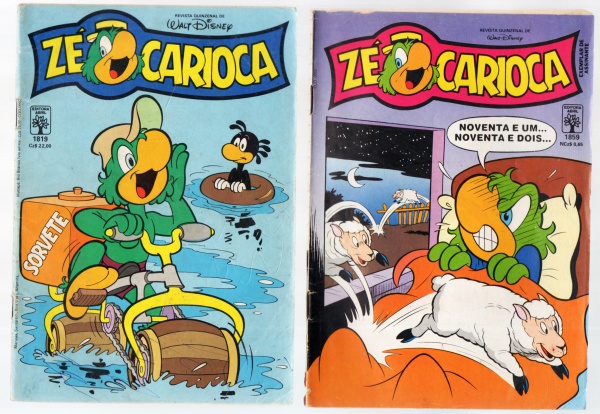 DOIS ZÉ CARIOCA Nº 1781 E 1958