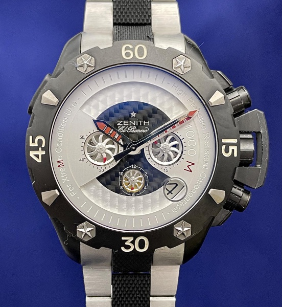 Relógio original Zenith Defy Xtreme 46mm, automático, m