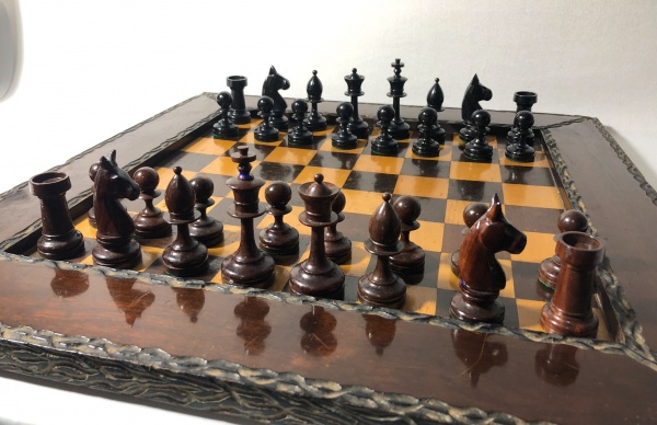 Topo clássico chinês xadrez jogo de tabuleiro de terracota