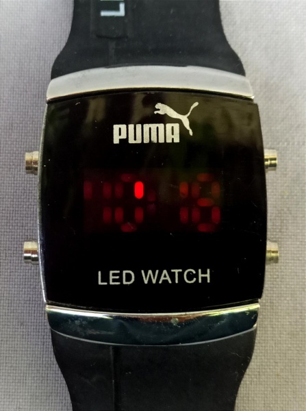 Relogio Digital Puma Official Warranty] Puma P5060 Men's Remix LCD