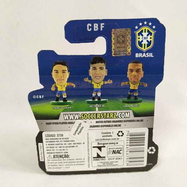 Lote Mini Craques Soccerstarz Brasil Coleção Kit Neymar