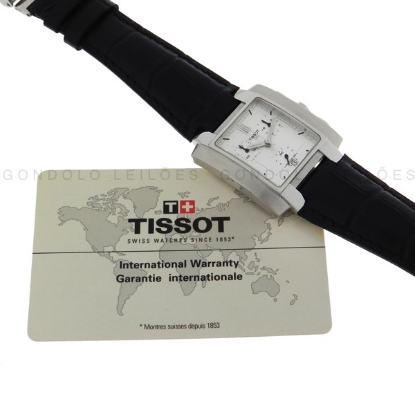 Rel gio Tissot TXL Chronograph Caixa em A o Pulseir