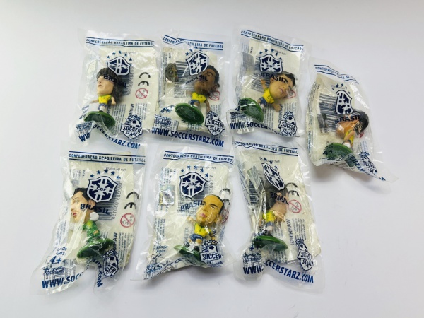 Lote Mini Craques Soccerstarz Brasil Coleção Kit Neymar