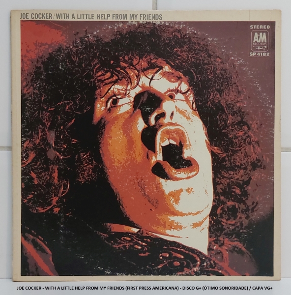 Disco de Vinil: JOE COCKER / Álbum: WITH A LITTLE HELP FROM MY