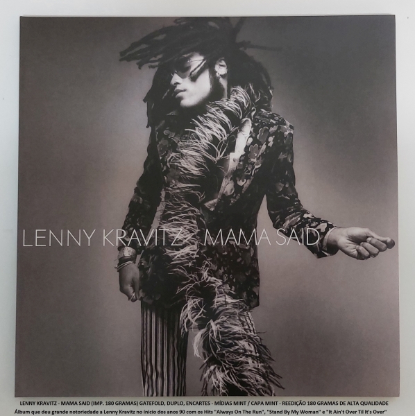 Disco de Vinil: LENNY KRAVITZ / Álbum: MAMA SAID (IMPORTADO EDIÇÃO