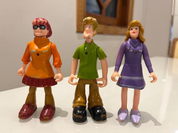 Boneca Antiga Velma Personagem Scooby Doo Cartoon Coleção